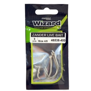 Carlig Carlige Salau Wizard Zander Live Bait Pro pentru pescuit - Fisela