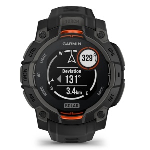 Ceas Garmin Instinct 3 Solar 45mm Black