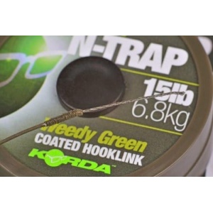 Fir Textil Camasuit Korda N-Trap Soft Weedy Green 20m - mod utilizare