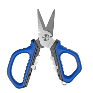 Foarfeca Multifunctionala Mustad Blue 12.7cm - Fisela