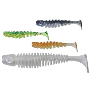 Gunki Tipsy-SXL Shad Pure White 10cm 4buc - Img 2