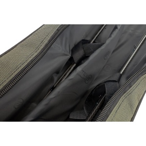 Husa Lansete Rigida Sportex 2 Compartimente si Buzunare Laterale Olive - echipament pentru pescuit - Fisela