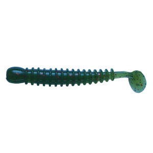 Micro Shad Biban Cultiva Kick Tail Motor Oil 5cm 0.9g 12buc