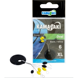 Opritor Oval Galben Negru Kamasaki 6buc