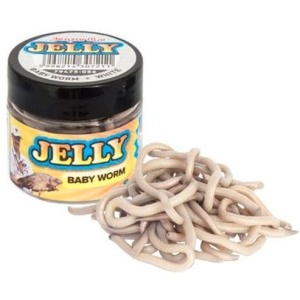 Rame Artificiale Benzar Baby Worm White 20buc