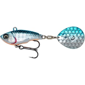 Spinnertail Savage Gear Fat Tail Blue Silver