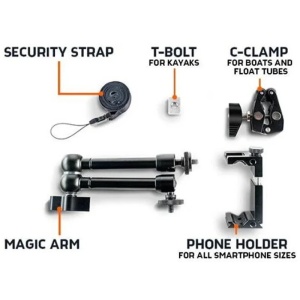 Suport Smartphone Barca si Caiac Deeper Mount Negru - Img 5