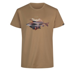 Tricou Pescuit Daiwa T-Shirt Pike Sand