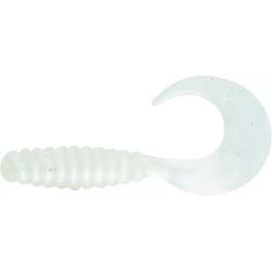 Twister Pescuit Biban Manns Pentru Micro Jig CTG Alb 5.1cm 20buc