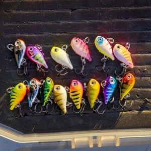 Vobler Rapala Clean Nano Rap NR02 GLPC 2cm 1.5g pentru pescuit la rapitori - Fisela