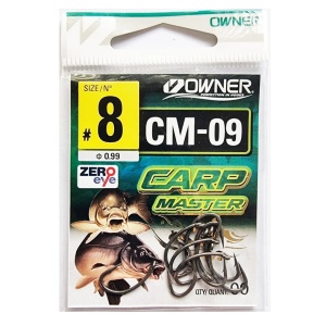 Carlig Owner Carlig CM-09 Carp Master Curve Shank Magic pentru pescuit - Fisela