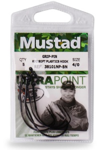 Carlige Offset Mustad Ultrapoint KVD Grip Pin 5buc - Img 3