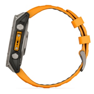 Ceas Garmin Fenix 8 AMOLED Sapphire Spark Orange 47mm