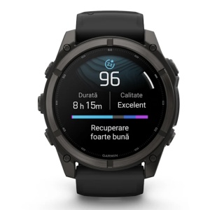 Ceas Garmin Fenix 9 Pro Amoled Titanium Carbon Gray 51mm - Img 11