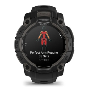 Ceas Garmin Instinct 3 Amoled 45mm Tactical Black