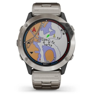 Ceas Garmin Quatix 6x Solar 51mm Titanium - Fisela