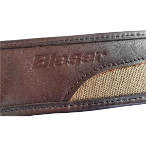 Curea Arma Blaser Canvas Lether Brown - echipament pentru vanatoare - Fisela