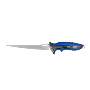 Cutit de Filetat Mustad Lama Polisata 17.8cm cu Teaca