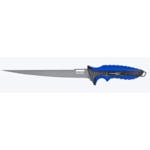 Cutit de Filetat Mustad Lama Teflonata 23cm cu Teaca - Fisela