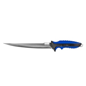 Cutit de Filetat Rigid Mustad Stiff Fillet 23cm cu Teaca