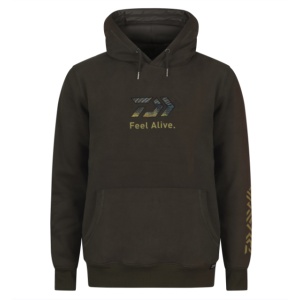 Hanorac Pescuit Daiwa D-Vec Zander Hoodie Dark Olive