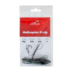 Montura Carp Expert Helikopter D-Rig Nr.4 80g 45lb