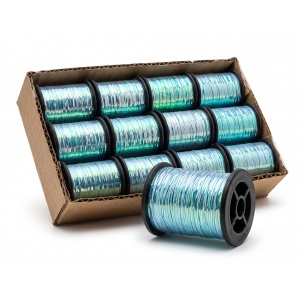 Pearl Tinsel Flat Pentru Legat Muste si Taparine Set 12buc