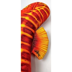 Perna Cadou Calut de Mare Artificial din Plus 40cm Orange - echipament pentru pescuit - Fisela