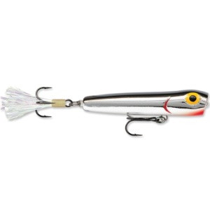 Popper Storm Ratlin' Chug-Bug Metallic Silver Black Back 6cm 7g