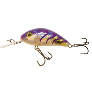 Salmo Rattlin Hornet 4.5F HUT Holographic UV Purple Tiger 4.5cm 6g - Img 3