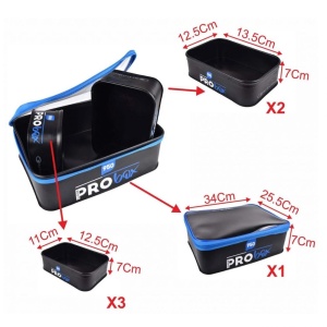 Set 6 Bacuri Garbolino EVA Pro Box Bait Set