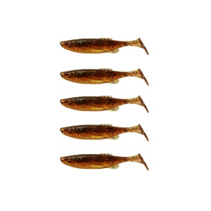 Shad Savage Gear Fat Minnow T-Tail Motoroil UV 9cm 5buc