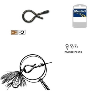 Agrafe Fly Hook Clips Mustad Pentru Schimbare Muste 25buc