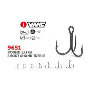 Ancore Voblere VMC 9651 Black Nickel 10buc - vedere secundara