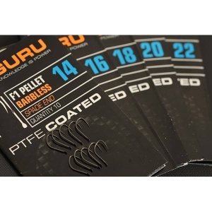 Carlige Guru F1 Pellet Barbless 10buc