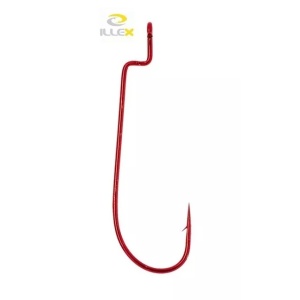 Carlige Offset Worm Illex Texas Gambit Hooks 10buc