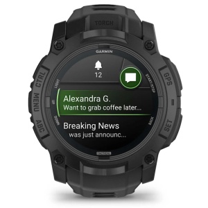 Ceas Garmin Instinct 3 Amoled 50mm Tactical Black - Fisela