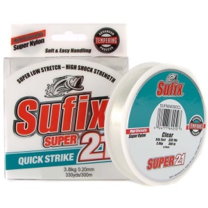 Fir Monofilament Sufix Super 21 Clear 300m