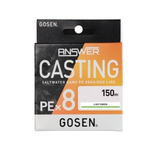 Fir textil Fir Textil Gosen Answer Casting PE X8 Light Green 150m pentru pescuit - Fisela