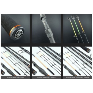 Lanseta Sportex Xclusive ML RS-2 Feeder 3.95m 65-125g pentru pescuit - Fisela