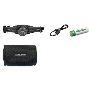 Lanterna Frontala Led Lenser H8R Grey 600Lumeni - detaliu produs