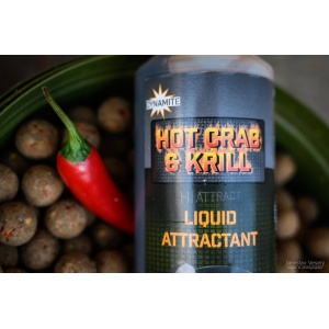 Lichid Atractant Dynamite Baits Hot Crab & Krill 500ml - echipament pentru pescuit - Fisela