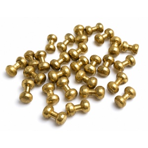 Ochi Dubli Rotunjiti Gold 6mm 50buc
