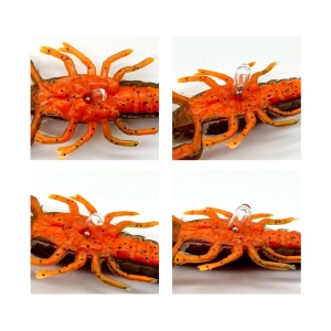 Rac Savage Gear 3D Crayfish Rattling BO 5.5cm 6buc - mod utilizare