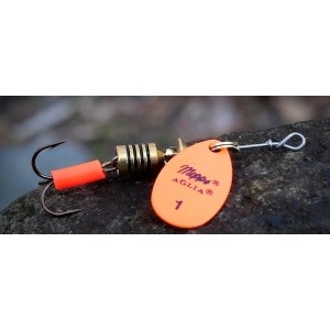 Rotativa Mepps Aglia Fluo Orange Made in France - detaliu produs