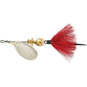 Rotativa Mepps Aglia Mouche Rouge Paleta Argintie