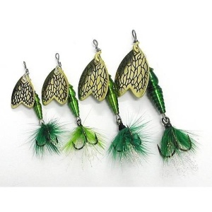 Rotativa Mepps Thunder Bug Verde - vedere secundara