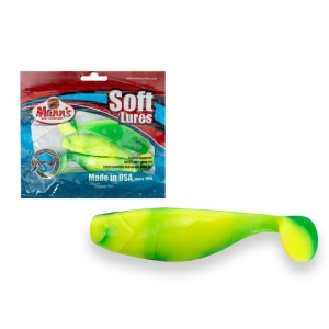 Shad Manns 10cm FG Lemon Green 4buc - vedere secundara