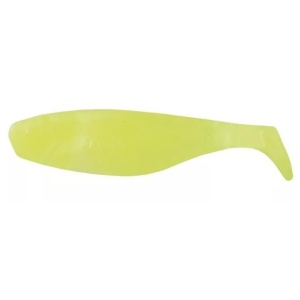 Shad Manns Alb Sidef Galben Fluo LS 8cm 4buc