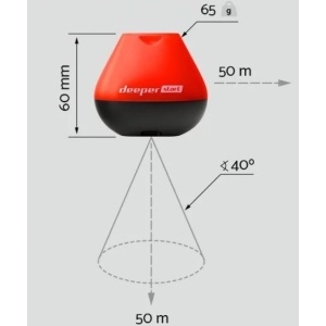 Sonar Deeper Start Wi-Fi GLB 50m - echipament pentru pescuit - Fisela